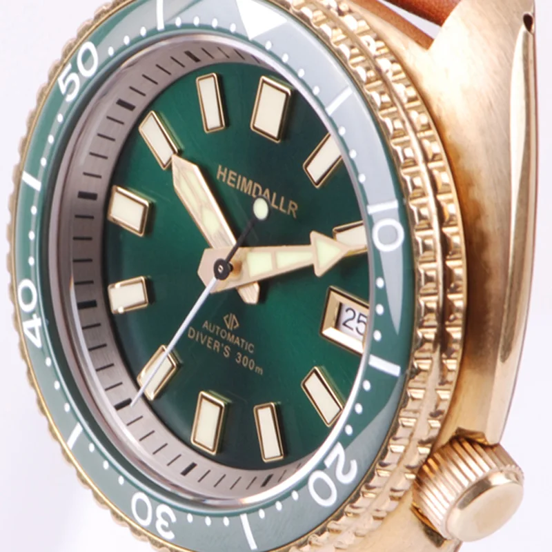 Мужские подводные часы Роскошные мужские HEIMDALLR брендовые автоматические