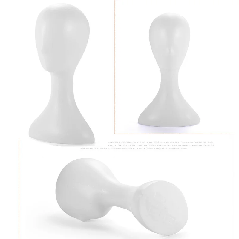 1 шт Женский Пластиковый Манекен Модель Манекен-голова модель парика голова с