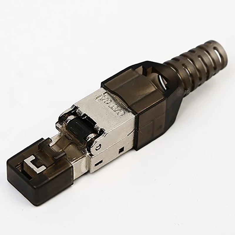20 шт. CAT.6A RJ45 адаптер 10 Гбит/с экранированный инструмент Бесплатный обжимной