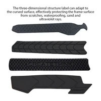 bicycle chain stay sticker waterproof mountain bike frame protector pad dirt proof portable care guard cover type 2