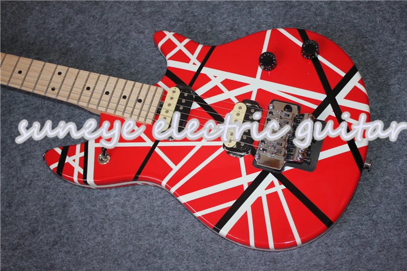 Горячая продажа Вольфганг стиль EVH электрогитара клен гриф гитарра электрика DIY