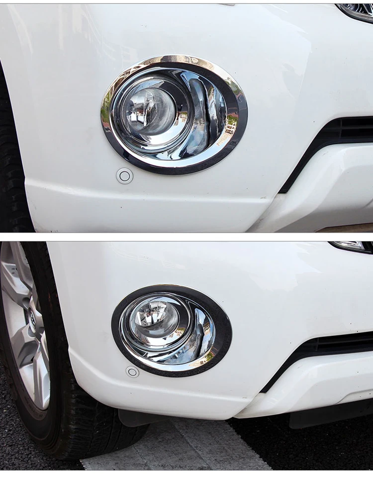 Аксессуары ABS Chrome передняя и задняя рамка Декоративная Обшивка для Toyota Land Cruiser Prado