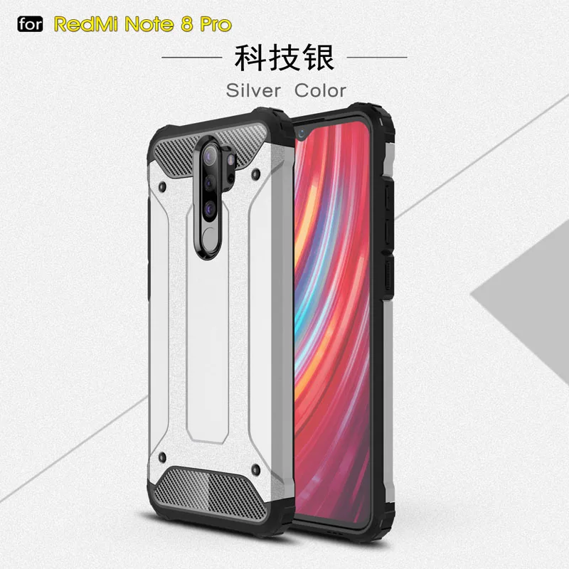 Гибридный защитный чехол для Xiao mi Red mi Note 8 Pro, чехол для телефона Xio mi Xao mi Red mi Note8 7 6 Pro 8Pro Note8Pro, противоударный чехол s