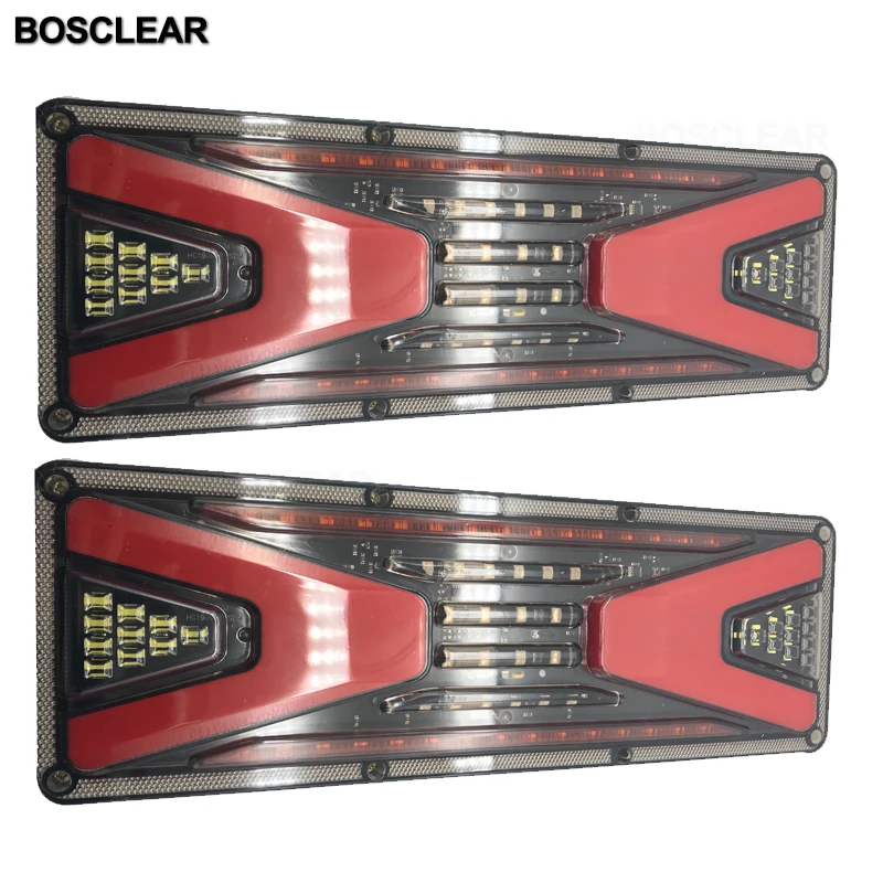 Светодиодный задний фонарь для грузовика 12/24 в предупреждающие фонари прицепа