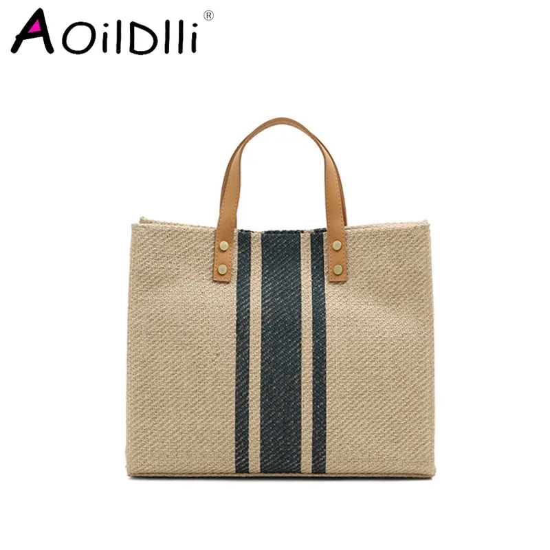 Новая женская сумка Соломенная Сумочка большие сумки для женщин 2019 новый цвет