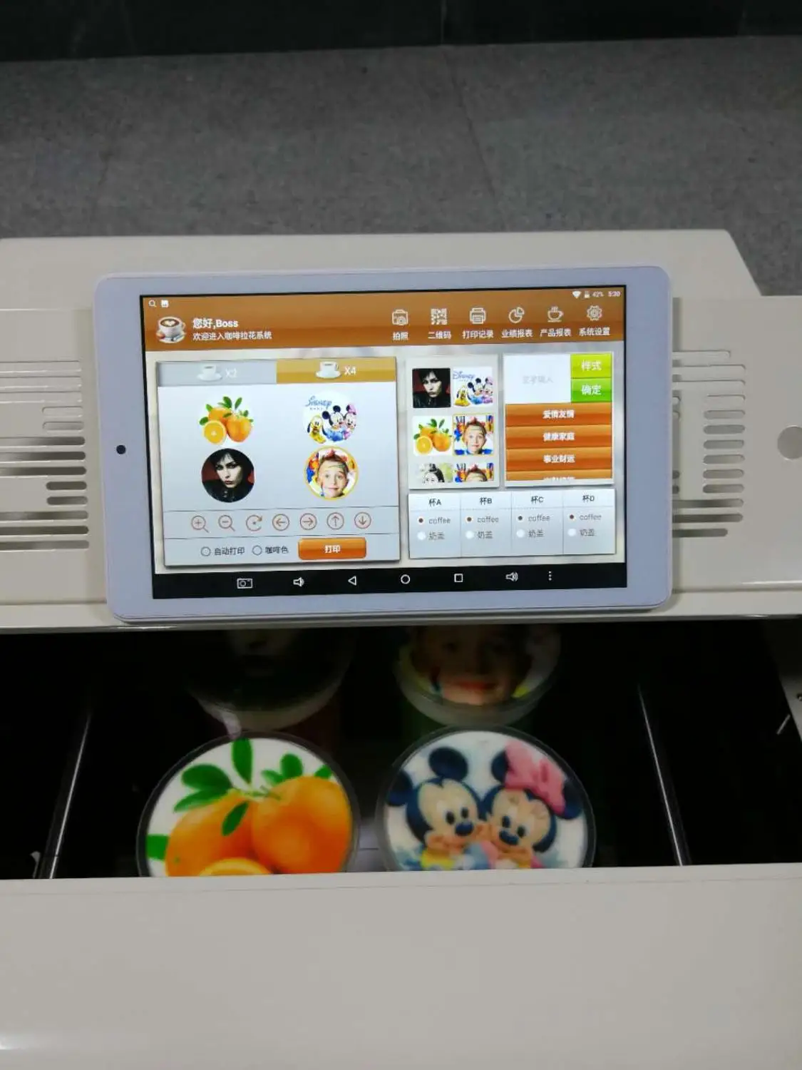 Удобный в использовании съедобный пищевой печенье конфеты кофе пена кофейный