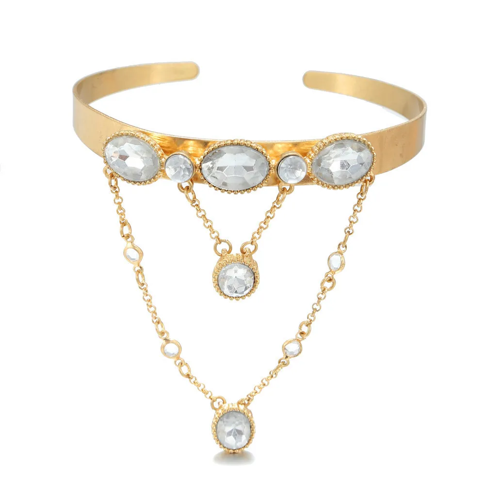 

Bohemian Style Dance Party Celebration Armband Exaggerated Geometric Open Bracelet Fashion Jewelry