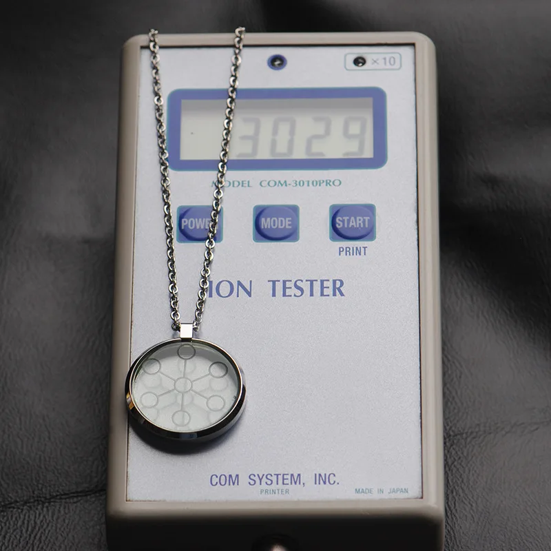 Unisex Stainless Steel 2000CC Negative Ion Energy Scalar Pendant Chain Necklace 2020 Men Women High Power Necklaces