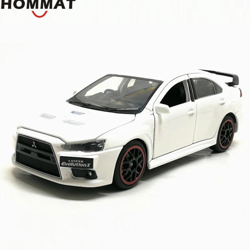 HOMMAT 1:32 весы Mitsubishi Lancer Evolution X сплав игрушечные машинки EVO X машинки модели автомобилей Моделирование игрушки для детей