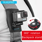 Поворотное крепление на рюкзак для GoPro Hero 109876 Xiaomi Yi 4K Lite SJCAM SJ4000 EKEN H9H9R аксессуары для спортивной камеры