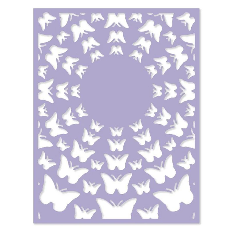 

Metal Cutting Radial Butterflies Cover For DIY Scrapbooking Embossing Album Paper Cards Dies 2021New