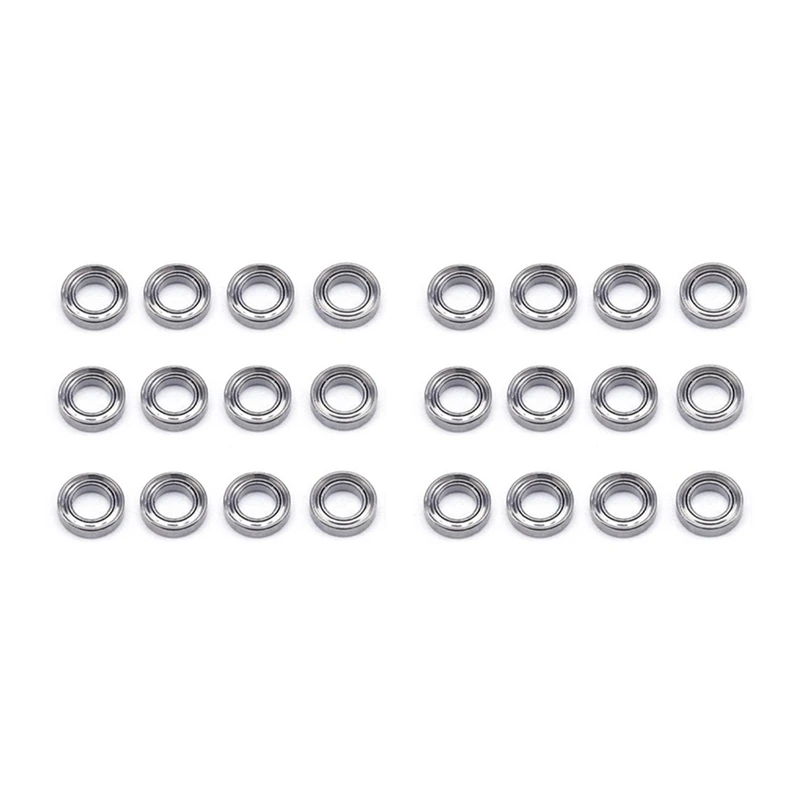 

24Pcs 144001-1296 4X7X2mm Bearing Spare Accessories for Wltoys 144001 124019 124018 RC Car Upgrade Parts