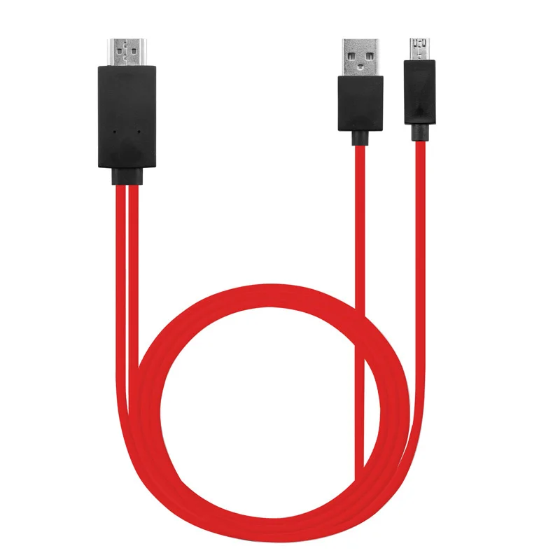 1080P микро USB к HDMI кабель адаптер конвертер для Android samsung Galaxy S3 S4 S5 Note4 аудио и видео