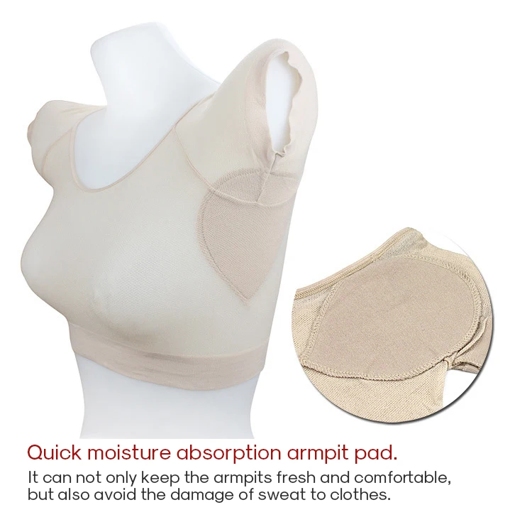 Прокладки для подмышек от пота NOQ моющиеся впитывающие накладки большие плеч