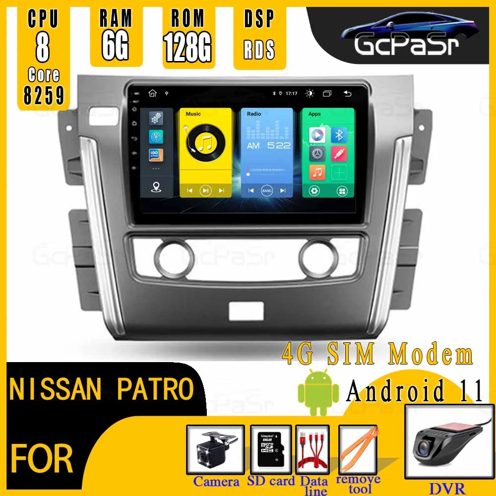 Автомобильный радиоприемник Android11 мультимедийный видеоплеер с Mirror Link для Nissan