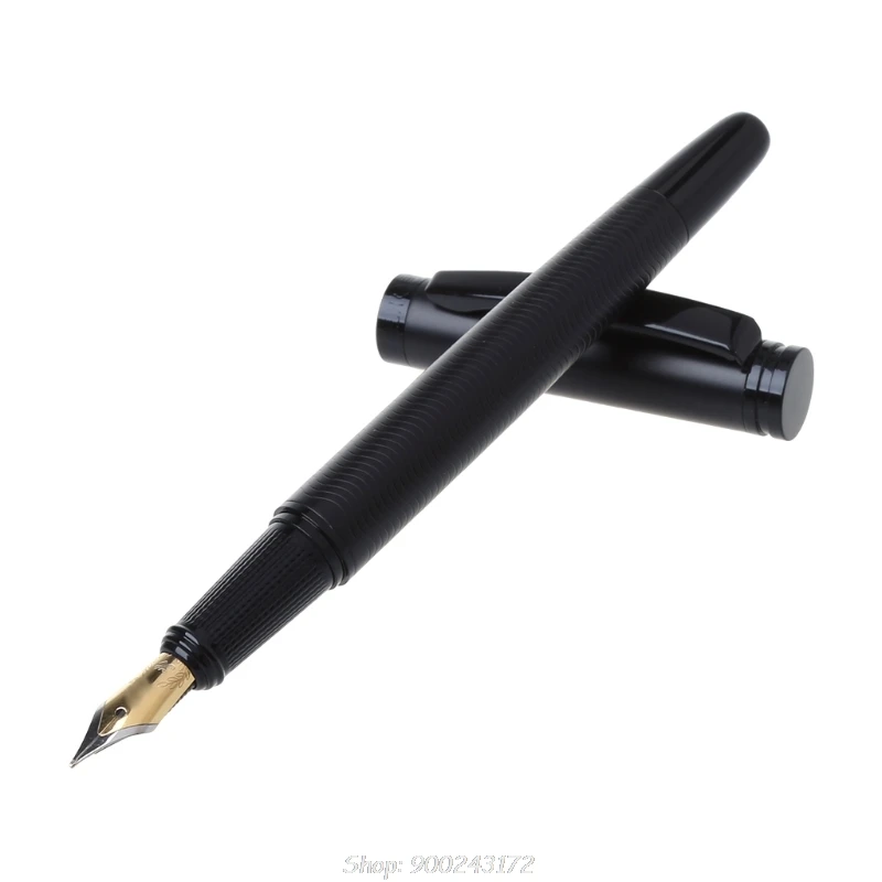 

Hero 737 Black Fountain Pen 0.5mm Metal Business School Office Stationary Gift D08 20 Dropship