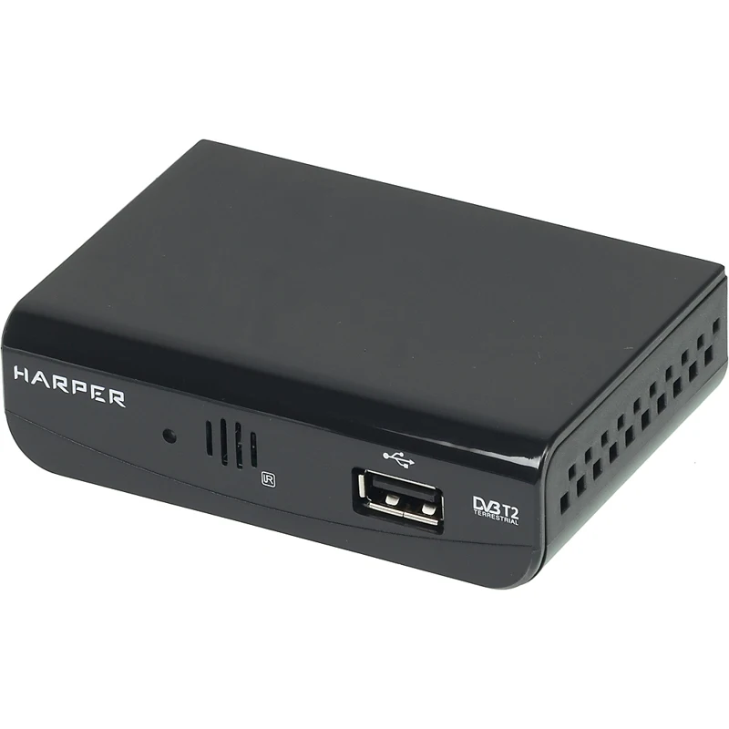 Ресивер DVB T2 HARPER HDT2 1030 черный|TV-тюнеры| |