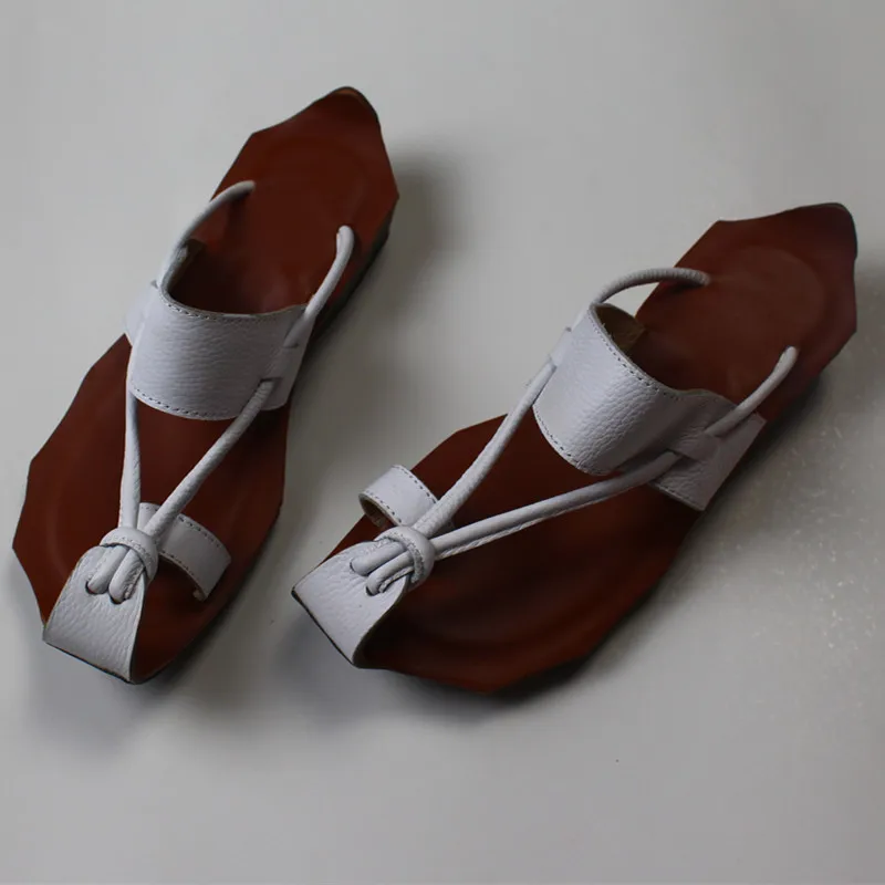 

Sandals 2019 women's summer new products handmade fashion personality thin heel flip flop leisure literature and