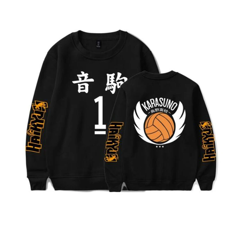 

Haikyuu Hoodies Unisex Karasuno High School Volleyball Club Anime Hoodie Male Streetwear Fashion Sweatshirt Coat Jacket Pullover
