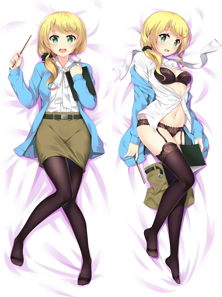

2017 update Anime Dakimakura Pillow cover NEW HORIZON Assistant Language Teacher Ellen Baker Hugging Body throw PillowCase