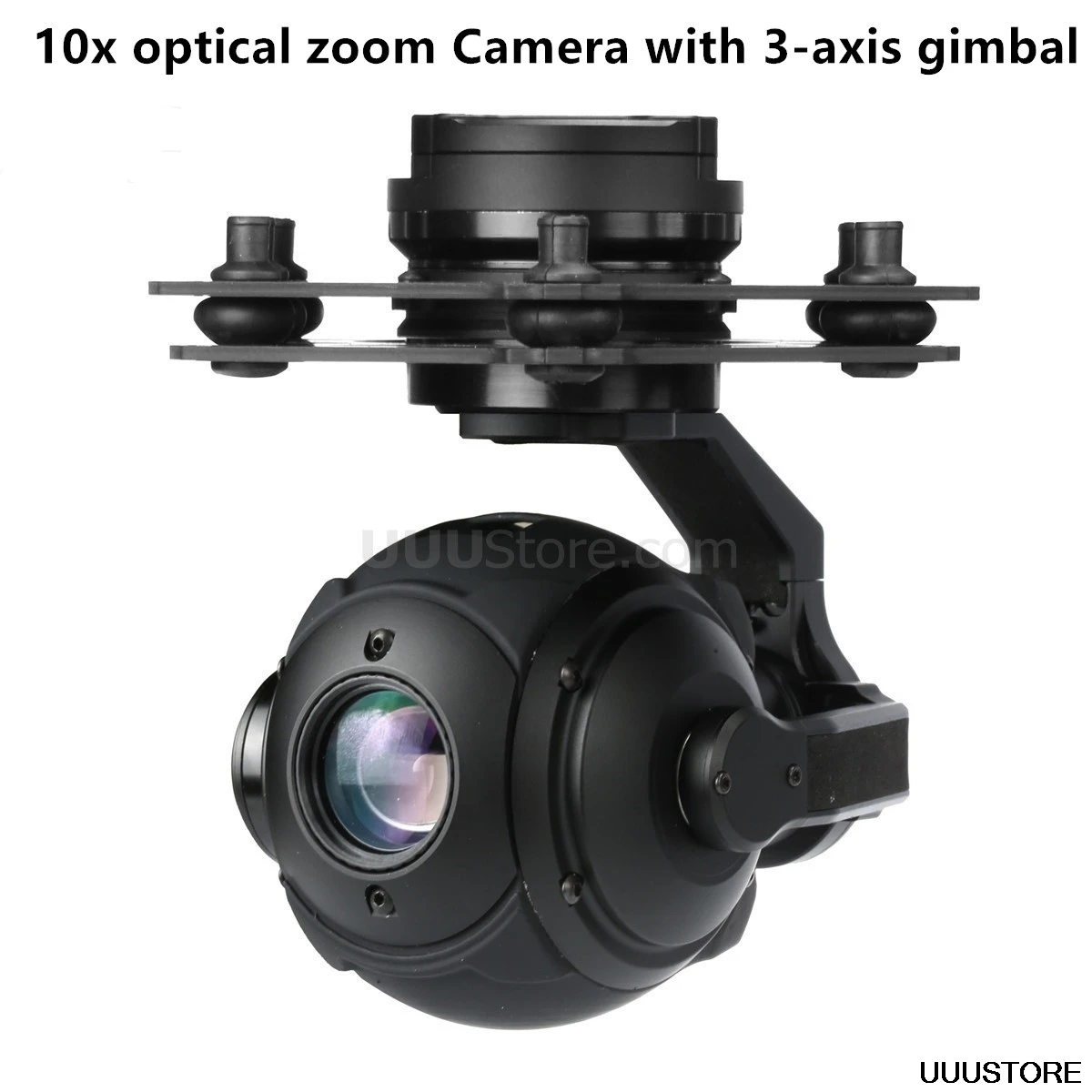 

T10X-Pro FPV Spherical 10x optical zoom 1/3 CMOS Camera with 3-axis gimbal upgrade from Tarot PEEPER T10X for FPV RC quadcopter