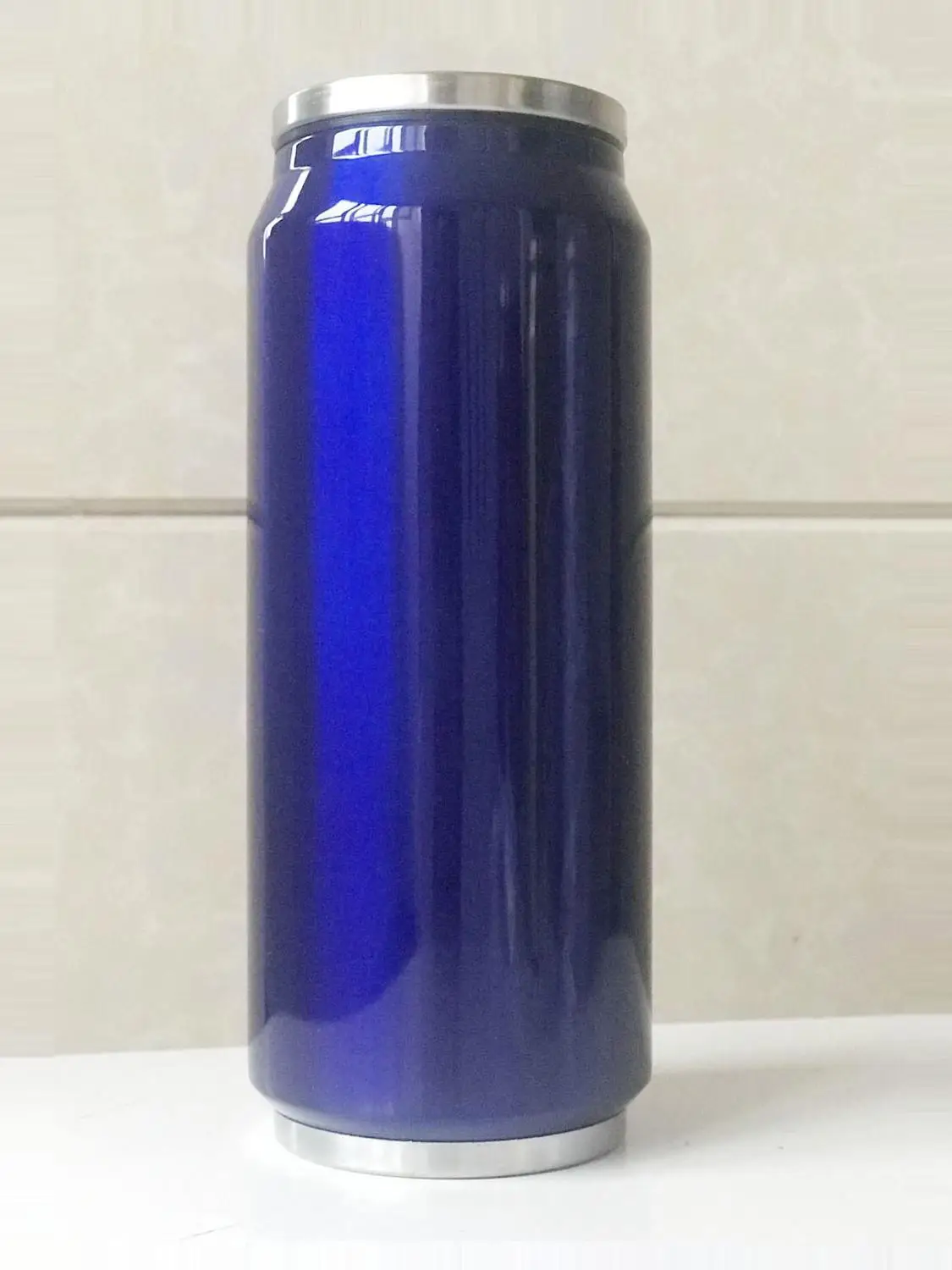 Blue Банки из нержавеющей стали, присоски, спортивные колы, Детские присоски, подарки, логотип на заказ - Цвет: Blue