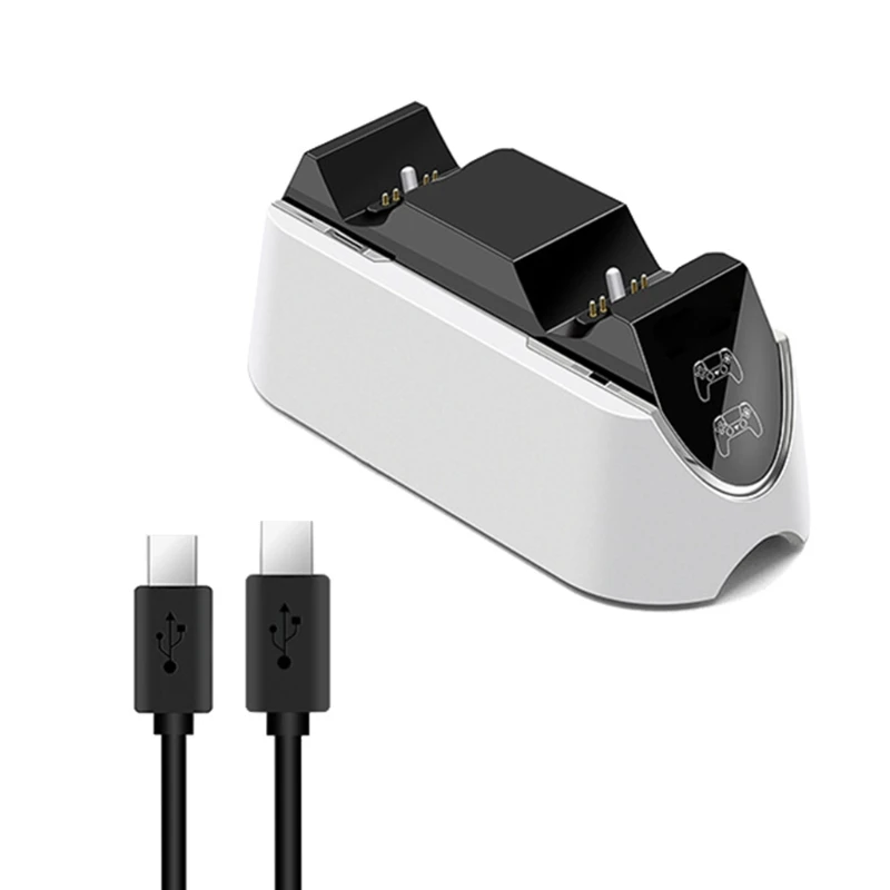 

For PS5 Dual USB Handle Fast Charging Dock Station Stand Charger Fast Charger