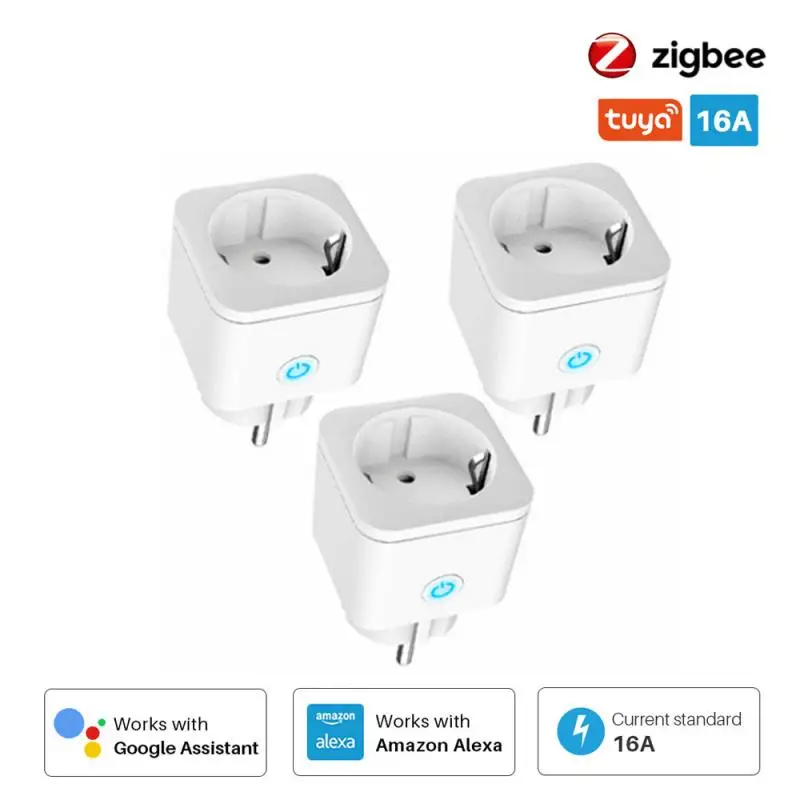 

Смарт-розетка ZigBee, 16 А, с пультом ДУ