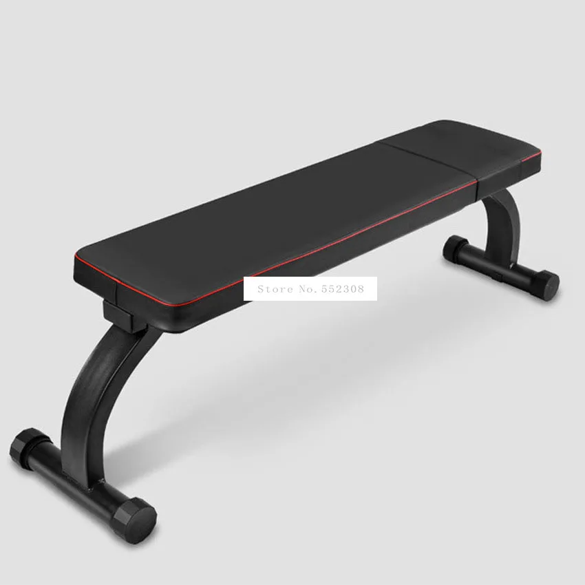 

Foldable Dumbbell Bench Sit Up Abdominal Bench PU leather Steel Frame Ab Exercise Weightlifting Training Arm Muscle Fitness Tool