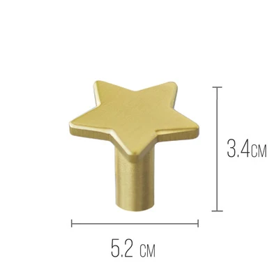 Украшение в виде звезды латунный крючок скандинавском стиле настенная простая
