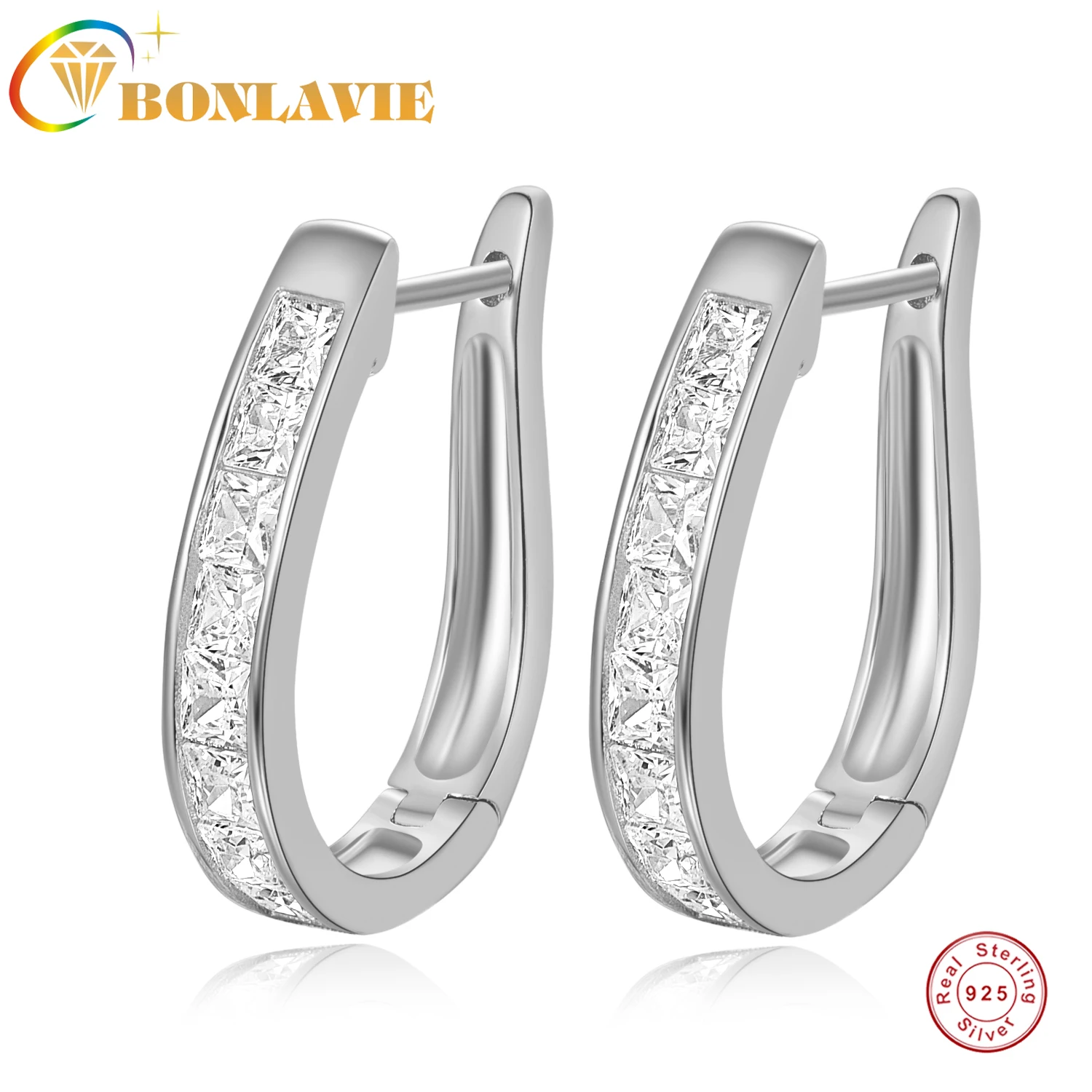 

Серьги-гвоздики женские из серебра 925 пробы в форме подковы, 20 мм