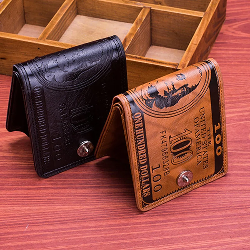 

Brand Leather Men Wallet 2019 Dollar Price Wallet Casual Clutch Money Purse Bag Credit Card Holder Fashion New