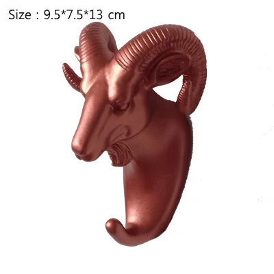 Sheep-Rose Gold Strongwell, скандинавские крючки в виде животных, американский подвесной крючок, держатель, вешалки для ключей, крепкие бесшовные крючки для украшения дома - Цвет: Sheep-Rose Gold