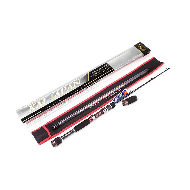 Карбоновая рыболовная удочка KASE IKADA raft rod KM японское позиционирование/RUGGER BB4/X-ONE 115