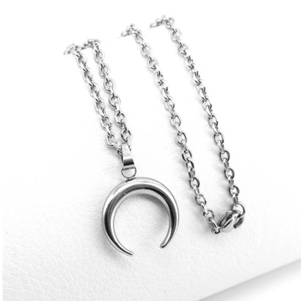 1 шт. ожерелье из нержавеющей стали Висячие элегантные подарочные фигурные
