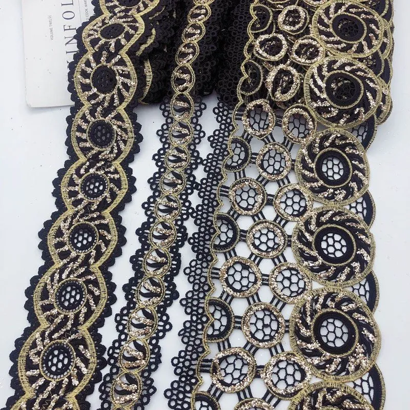 5 ярдов каждый папа мама дети ребенок Цветочная кружевная отделка Лента ткань