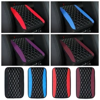 new padding protective waterproof leather cushion case arm rest cover console box mat car armrest pad
