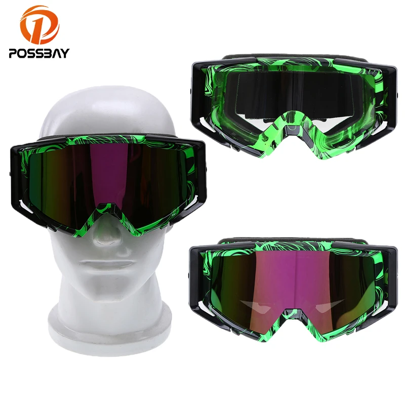 Posbay мотоциклетные очки для мотоцикла скутера спорта на открытом воздухе глаз