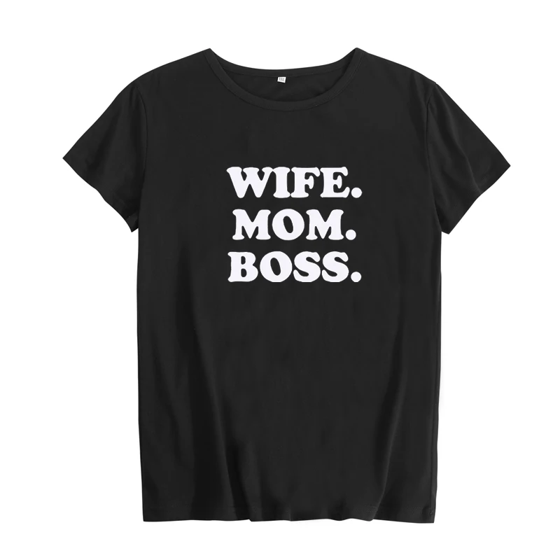 Модная женская футболка с надписью Мама Жизнь говорящий Харадзюку мама жена босс