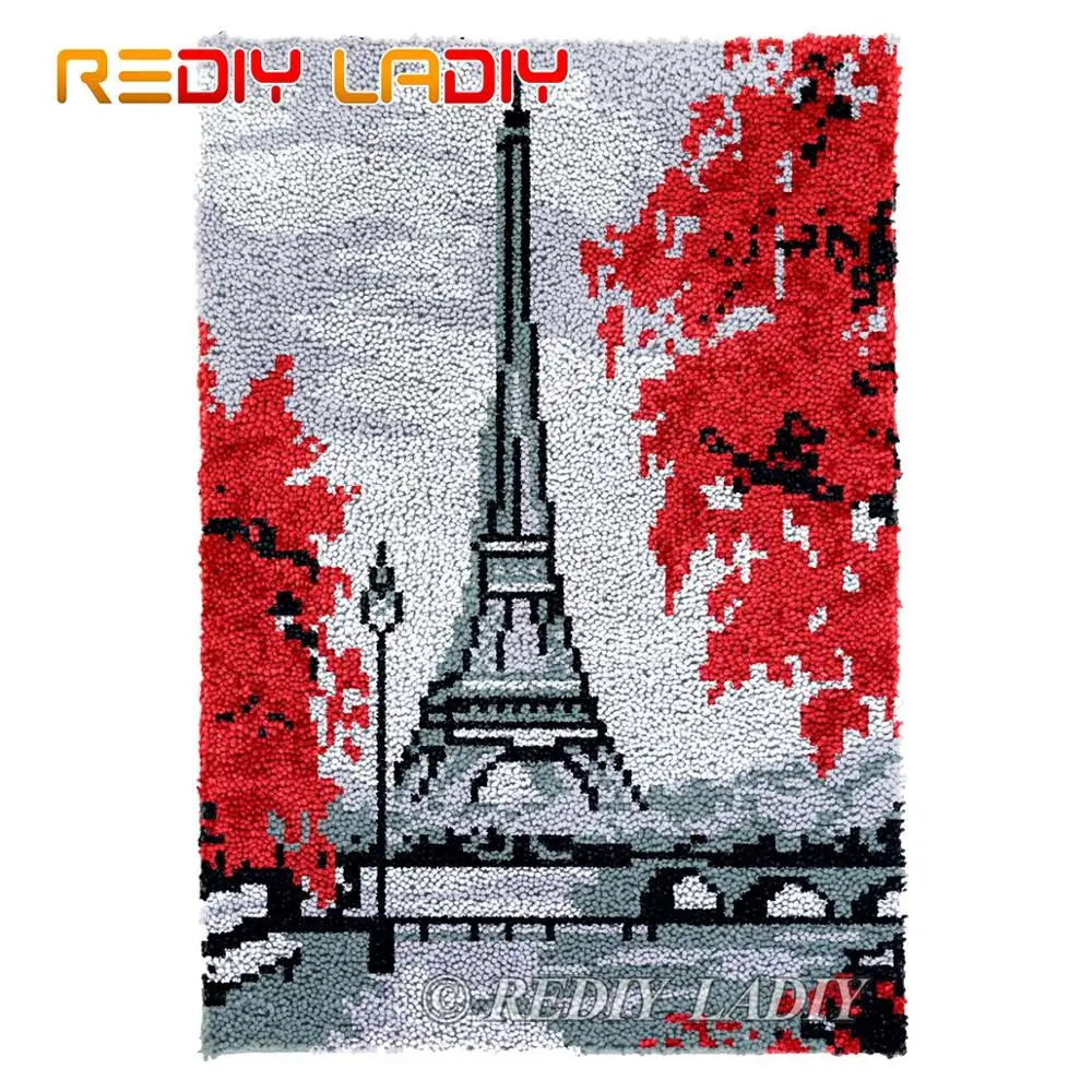 Набор толстых гобелен с пряжей крючком и защелкой ковер сделай сам Осенний