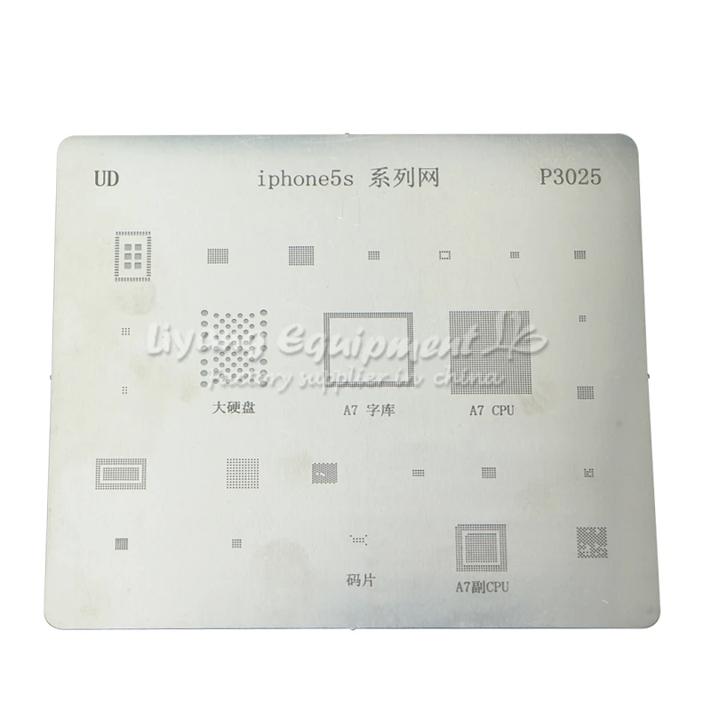 14 шт./лот BGA прямой трафарет с подогревом олово для iPhone 4 4S 5 5S 5c 6 6Plus 6S 6splus SE iPhone7 7Plus 8