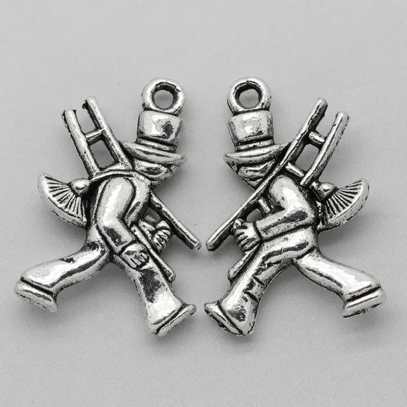 30 шт Серебряный тон велосипед Шарм с изображением велосипеда подвески 31 мм x 23 (1 2/8