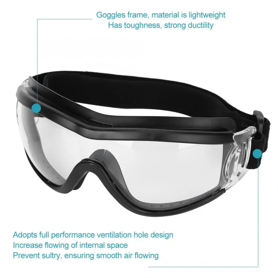 Детские защитные очки противотуманные прозрачные для улицы велоспорта