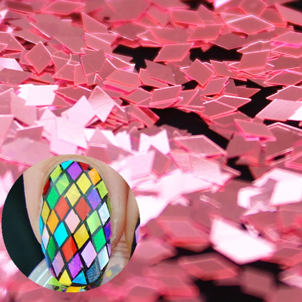 (1 шт./распродажа) блестящие ромбовидные ногти/тело/глаза блестящий порошок