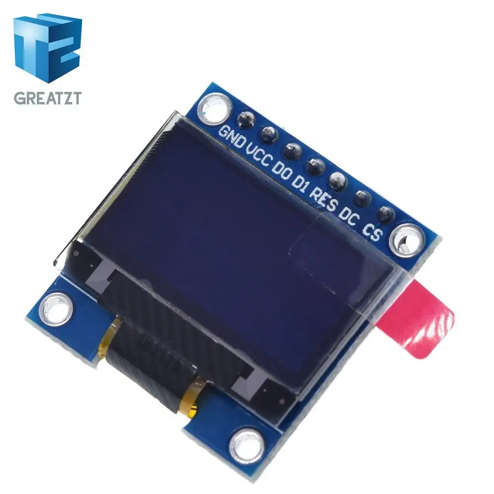 0,96 дюймов IIC Серийный желтый синий OLED дисплей модуль 128X64 IEC SSD1306 12864 плата с ЖК-экраном GND VCC SCL SDA 0,9" для Arduino