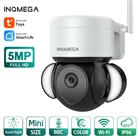 INQMEGA 5MP TUYA камера видеонаблюдения с WiFi Smart Cloud наружная CCTV наружная камера охранная защита Водонепроницаемая камера