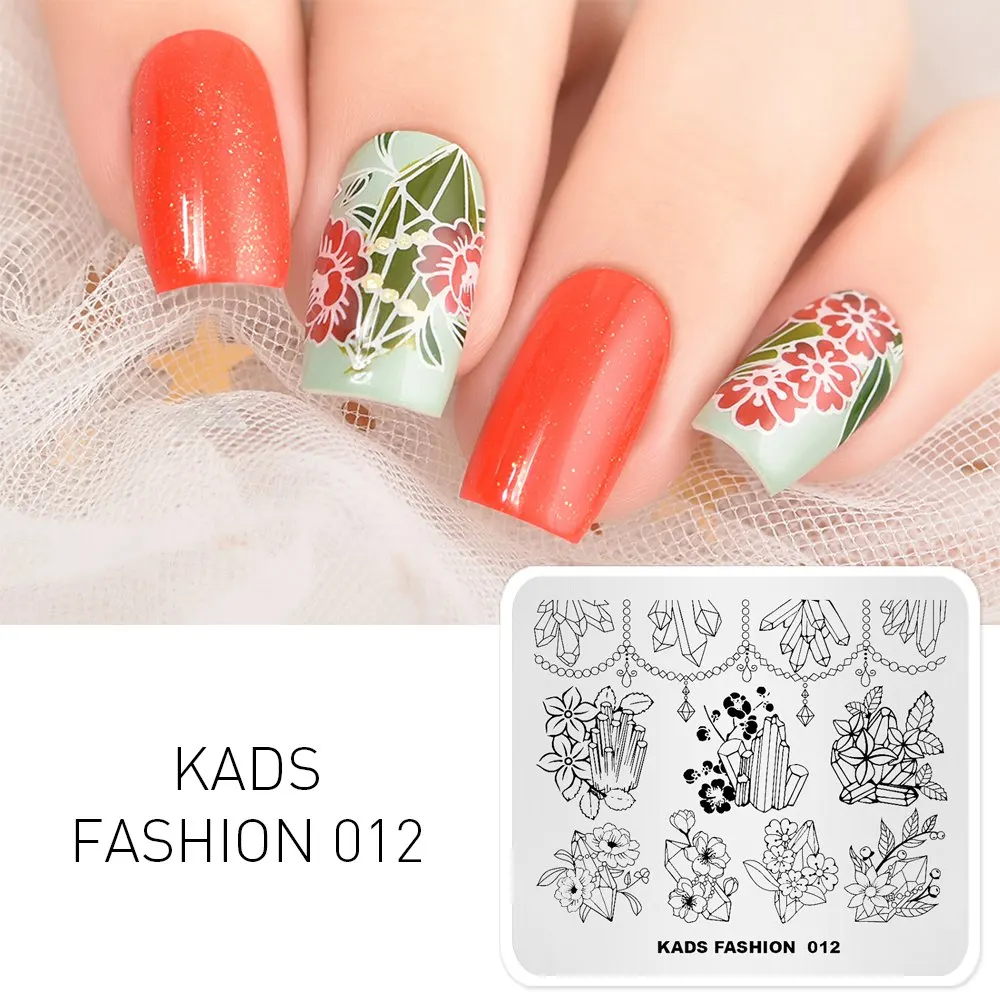 Fashion 012 Rolabling 20 дизайн штамповки пластины вариант 1 шт. небо Природа Путешествия китайский океан моды серии Маникюр DIY для штамп для ногтей искусство - Цвет: Fashion 012
