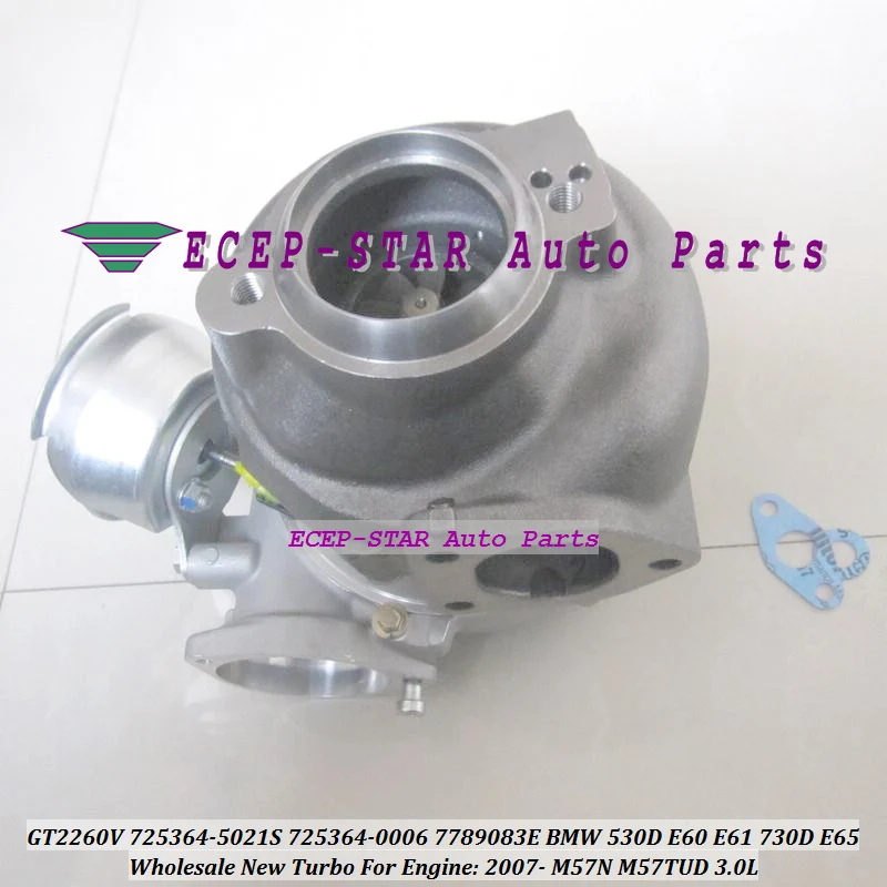 GT2260V 725364 0007 11657789083H 1165778908G Turbo для BMW 530D E60 E61 730D E65 2007 M57N M57TUD M57DTUE65 3.0L 218HP|turbo shoes|turbo
