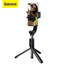 Baseus Handheld Gimbal Stabilizer Selfie Stick 3 in 1 Bluetooth Selfie Stick Phone Camera Tripod Monopod Handle for Huawei