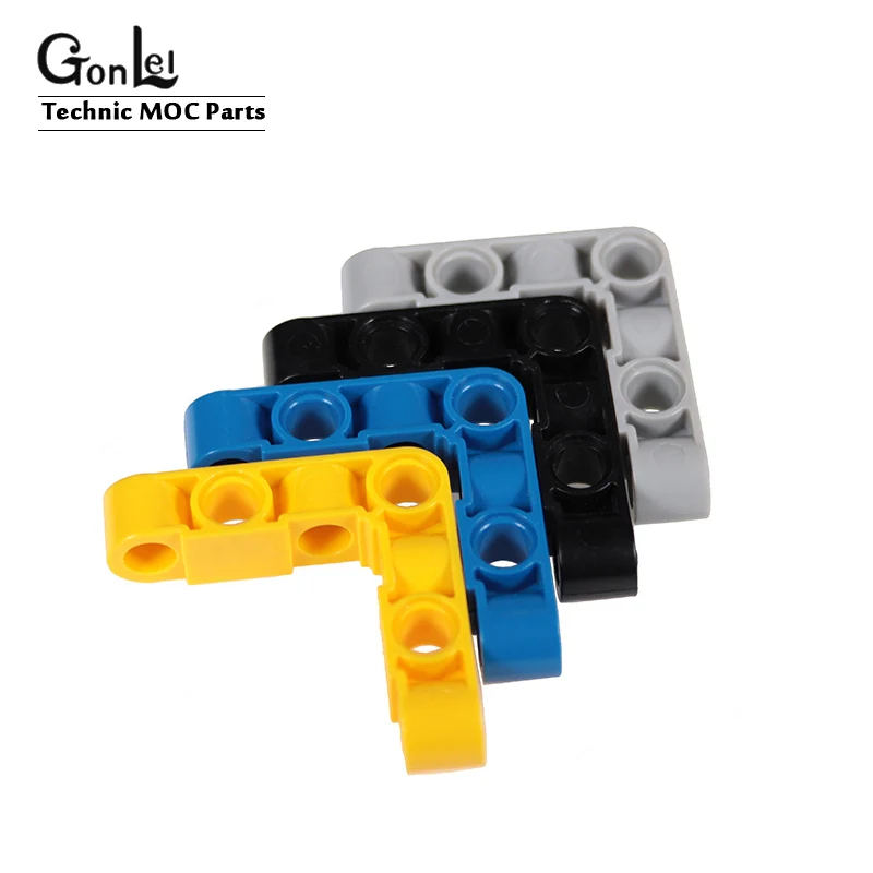 Технические лучи MOC части/механические 4X4 прямоугольный соединитель кирпичи с 4